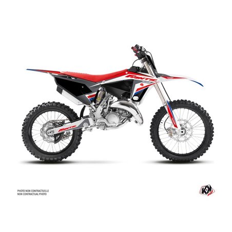 Kit Deco Moto Cross Mantova Fantic 125 XX Bleu