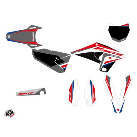 Kit Deco Moto Cross Mantova Fantic 125 XX Bleu