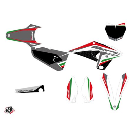 Kit Deco Moto Cross Mantova Fantic 125 XX Vert