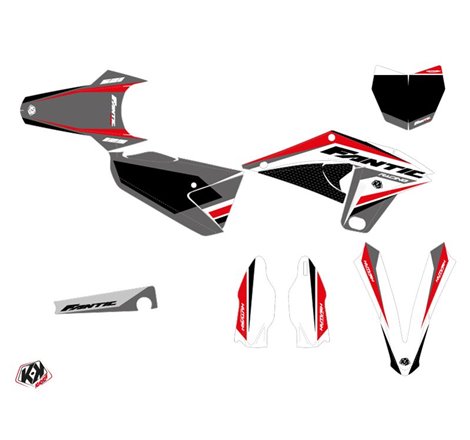 Kit Deco Moto Cross Mantova Fantic 125 XX Noir