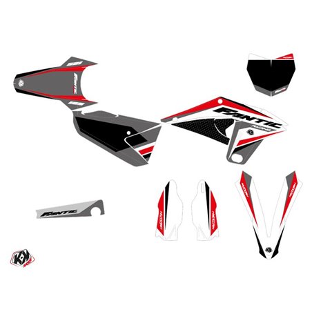 Kit Deco Moto Cross Mantova Fantic 125 XX Noir