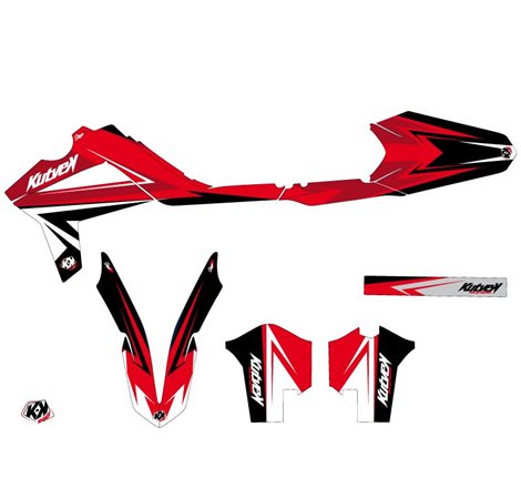 Kit Deco Moto Cross Stage GASGAS 250 EC Rouge