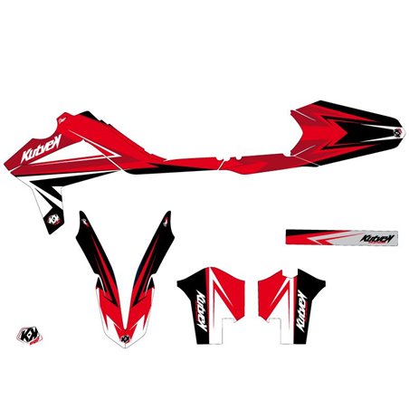 Kit Deco Moto Cross Stage GASGAS 250 EC Rouge