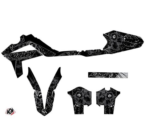 Kit Deco Moto Cross Zombies Dark GASGAS 250 EC Noir