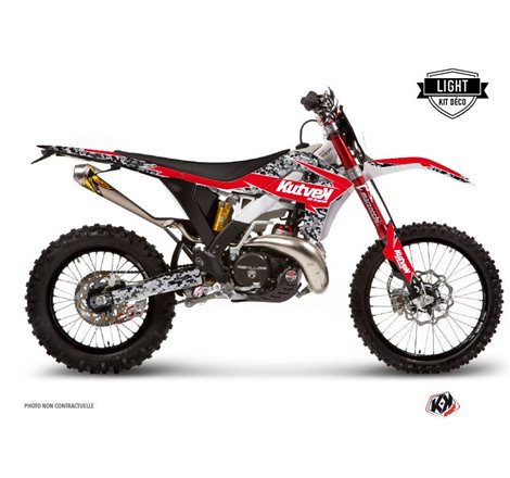 Kit Deco Moto Cross Predator GASGAS 250 ECF Noir Rouge