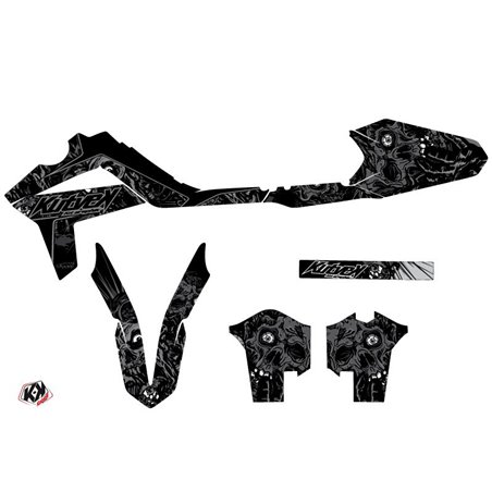 Kit Deco Moto Cross Zombies Dark GASGAS 250 ECF Noir