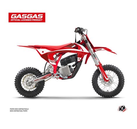 Kit Deco Moto Cross Rush GASGAS MC-E 5 Rouge