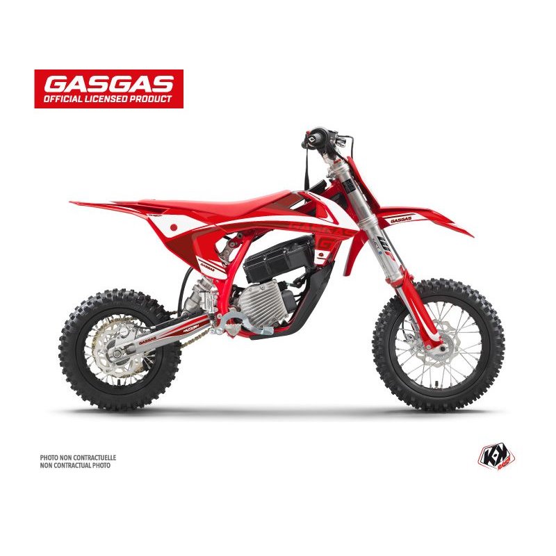 Kit Deco Moto Cross Rush GASGAS MC-E 5 Rouge