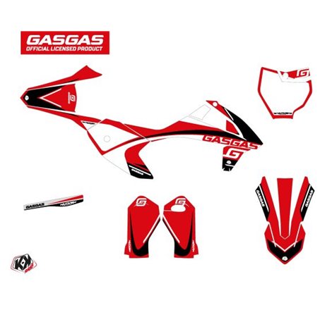 Kit Deco Moto Cross Rush GASGAS MC-E 5 Noir