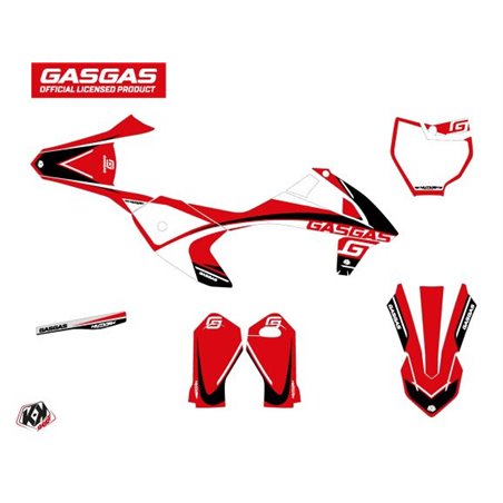 Kit Deco Moto Cross Rush GASGAS MC-E 5 Noir