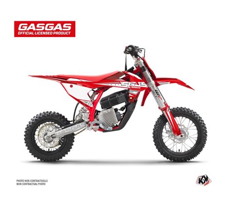 Kit Deco Moto Cross Flash GASGAS MC-E 5 Rouge