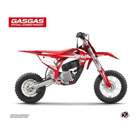 Kit Deco Moto Cross Flash GASGAS MC-E 5 Rouge