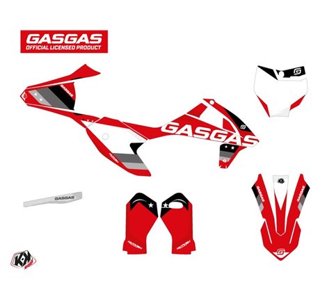 Kit Deco Moto Cross Stella GASGAS MC-E 5 Noir