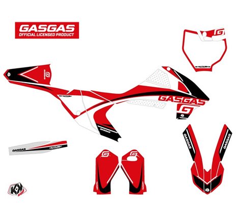 Kit Deco Moto Cross Rush GASGAS MC 65 Noir