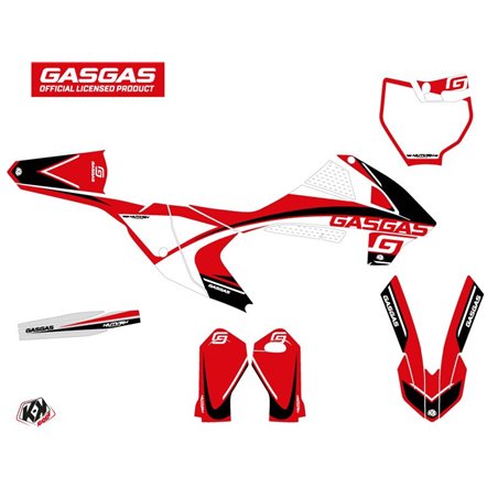 Kit Deco Moto Cross Rush GASGAS MC 65 Noir