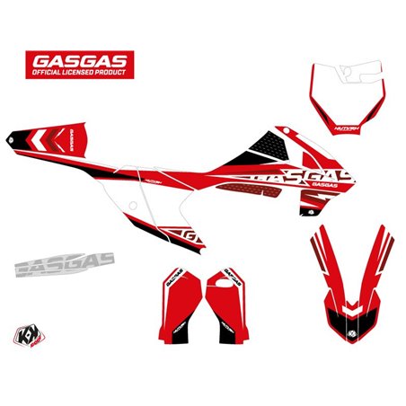 Kit Deco Moto Cross Flash GASGAS MC 65 Noir