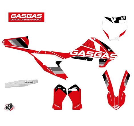 Kit Deco Moto Cross Stella GASGAS MC 65 Noir