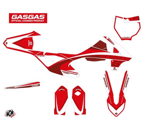 Kit Deco Moto Cross Rush GASGAS MC 85 Rouge