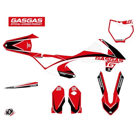 Kit Deco Moto Cross Rush GASGAS MC 85 Noir