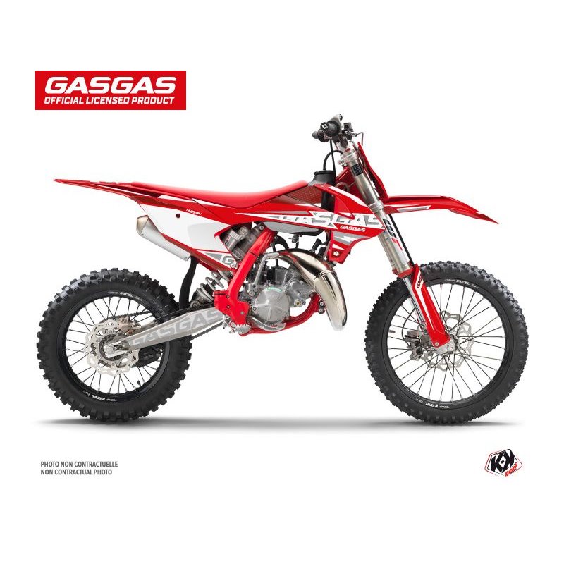 Kit Deco Moto Cross Flash GASGAS MC 85 Rouge