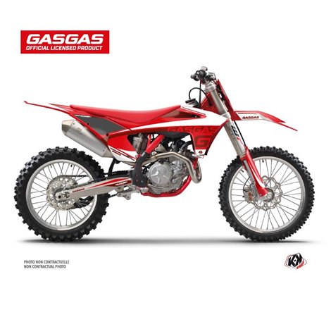 Kit Deco Moto Cross Rush GASGAS MC 125 Rouge