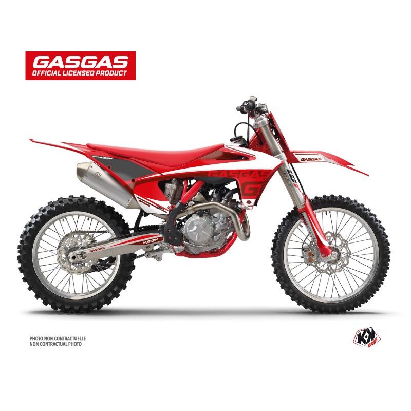 Kit Deco Moto Cross Rush GASGAS MC 125 Rouge