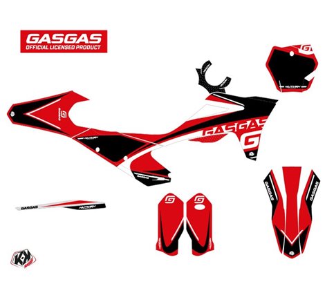 Kit Deco Moto Cross Rush GASGAS MC 125 Noir