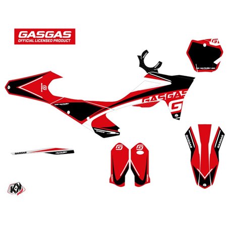 Kit Deco Moto Cross Rush GASGAS MC 125 Noir