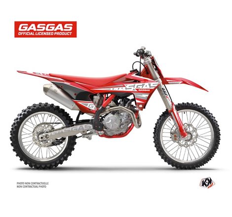 Kit Deco Moto Cross Flash GASGAS MC 125 Rouge