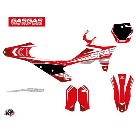 Kit Deco Moto Cross Flash GASGAS MC 125 Rouge