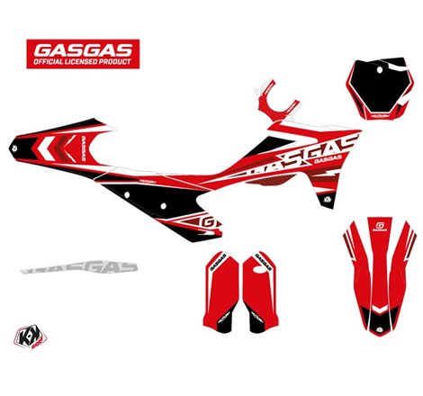 Kit Deco Moto Cross Flash GASGAS MC 125 Noir