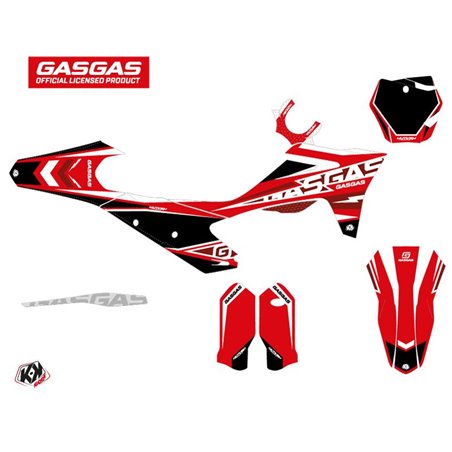 Kit Deco Moto Cross Flash GASGAS MC 125 Noir