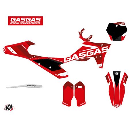 Kit Deco Moto Cross Stella GASGAS MC 125 Rouge