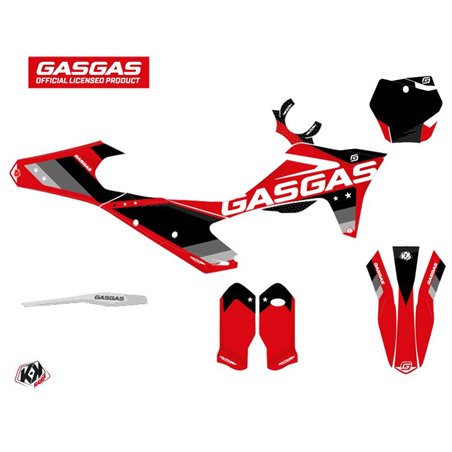 Kit Deco Moto Cross Stella GASGAS MCF 250 Noir