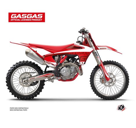 Kit Deco Moto Cross Rush GASGAS MCF 450 Rouge