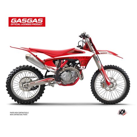 Kit Deco Moto Cross Rush GASGAS MCF 450 Rouge