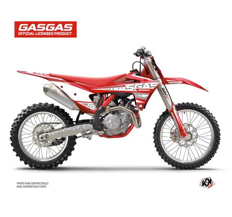 Kit Deco Moto Cross Flash GASGAS MCF 450 Rouge