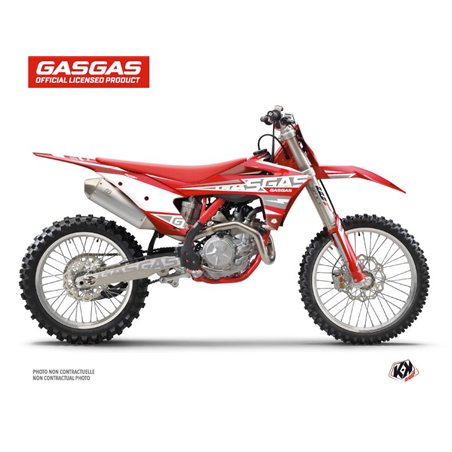 Kit Deco Moto Cross Flash GASGAS MCF 450 Rouge