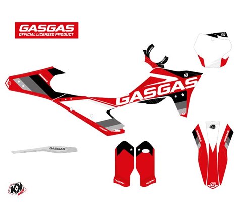 Kit Deco Moto Cross Stella GASGAS MCF 450 Noir