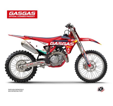 Kit Deco Moto Cross SX-K21 GASGAS MCF 450 Rouge