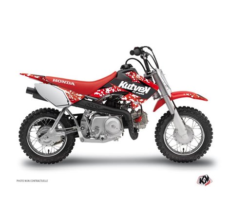 Kit Deco Moto Cross Predator Honda 50 CRF Rouge