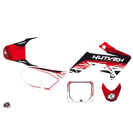 Kit Deco Moto Cross Eraser Honda 50 CRF Rouge Blanc