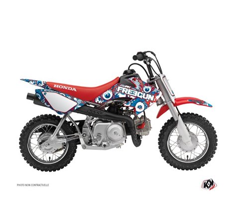 Kit Deco Moto Cross Freegun Eyed Honda 50 CRF Rouge