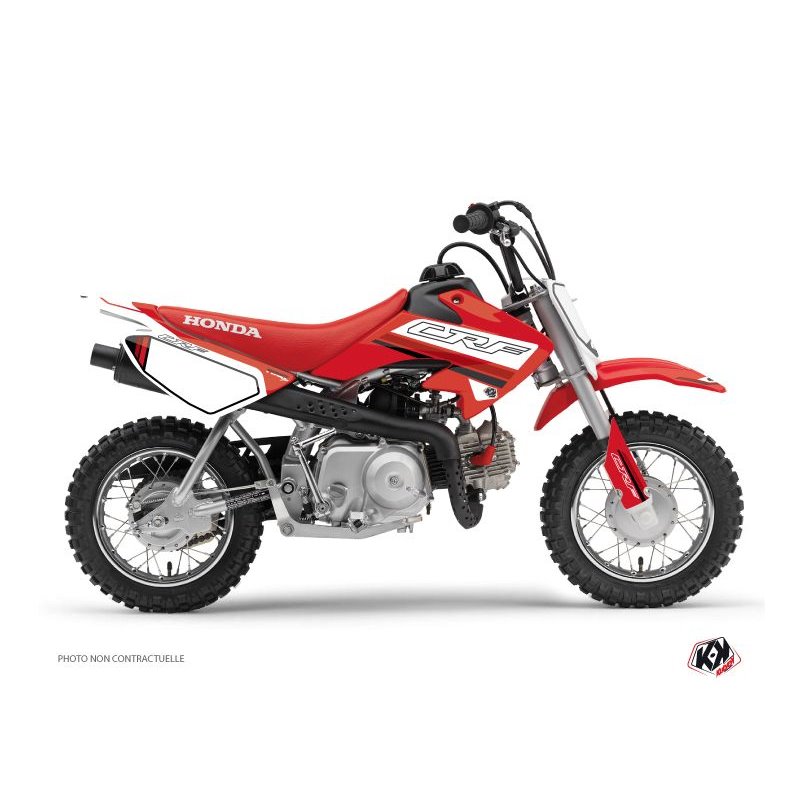 Kit Deco Moto Cross First Honda 50 CRF Rouge