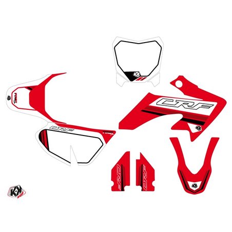 Kit Deco Moto Cross First Honda 50 CRF Rouge