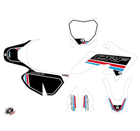 Kit Deco Moto Cross First Honda 50 CRF Blanc