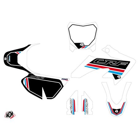 Kit Deco Moto Cross First Honda 50 CRF Blanc