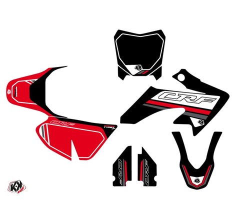 Kit Deco Moto Cross First Honda 50 CRF Noir