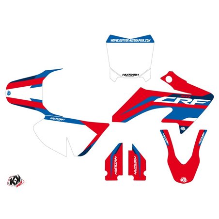 Kit Deco Moto Cross League Honda 50 CRF Rouge