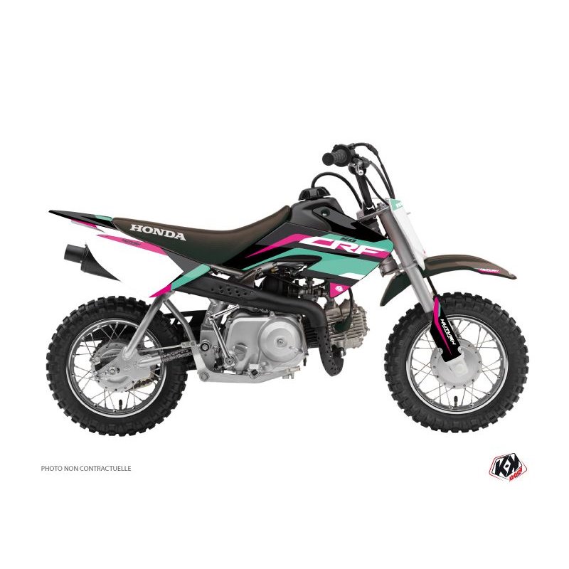 Kit Deco Moto Cross League Honda 50 CRF Turquoise